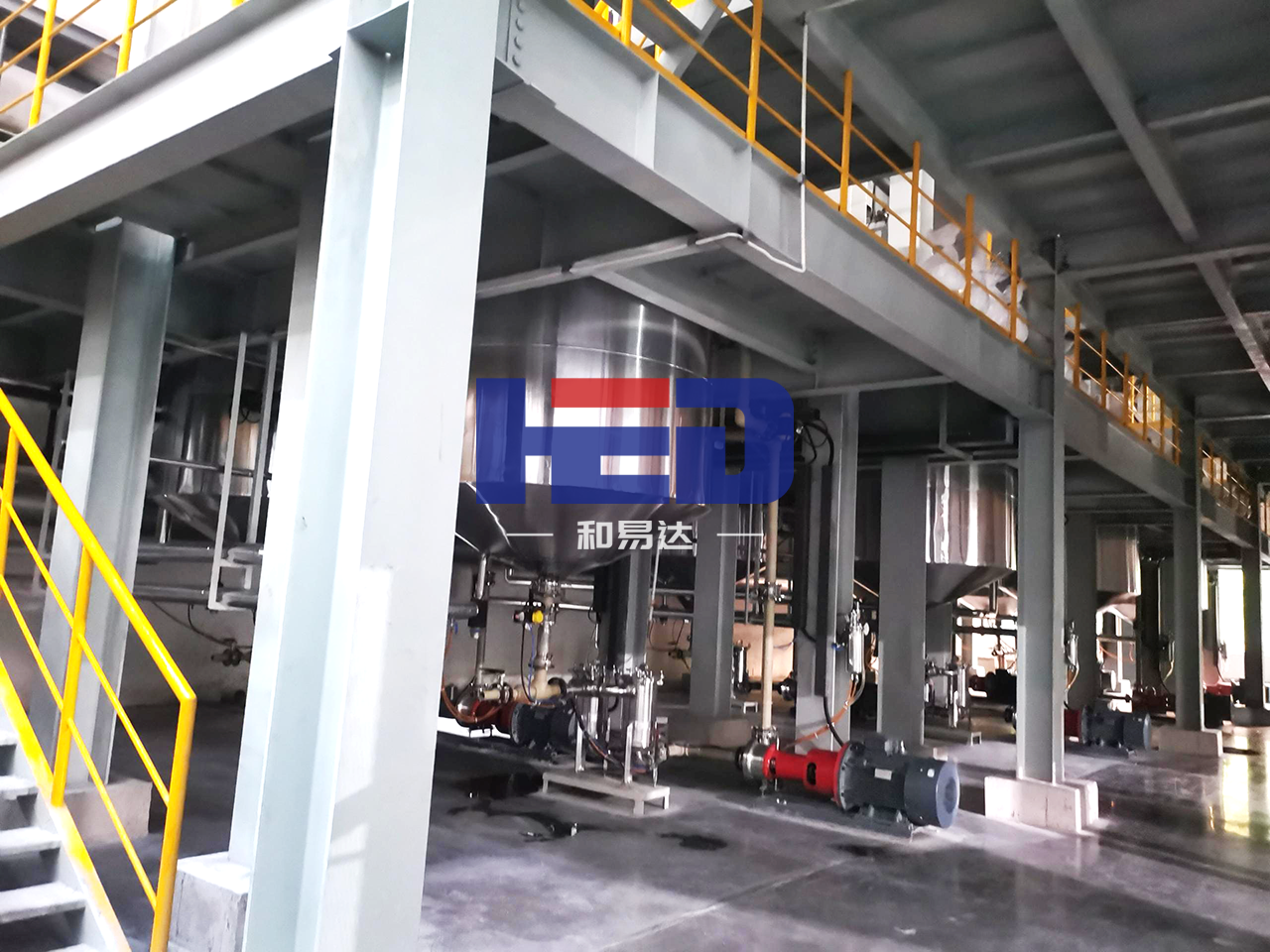 山東某項目二期——年產萬噸級新能源鋰電自動化生產線不銹鋼罐體